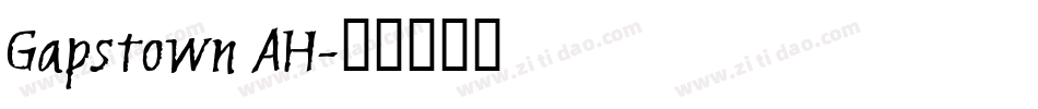 Gapstown AH字体转换